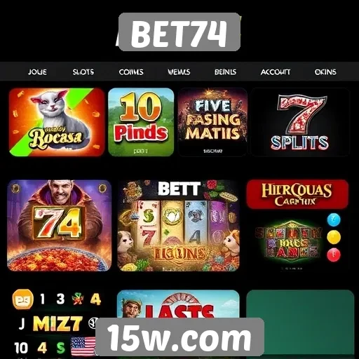 BET74 oferece diversas opções de jogos online